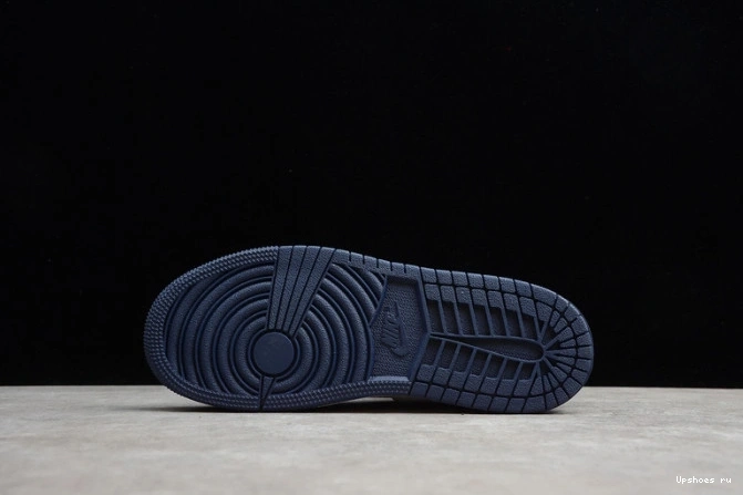 (555088-140) Jordan 1 Air Blue Kids Obsidian University 0818